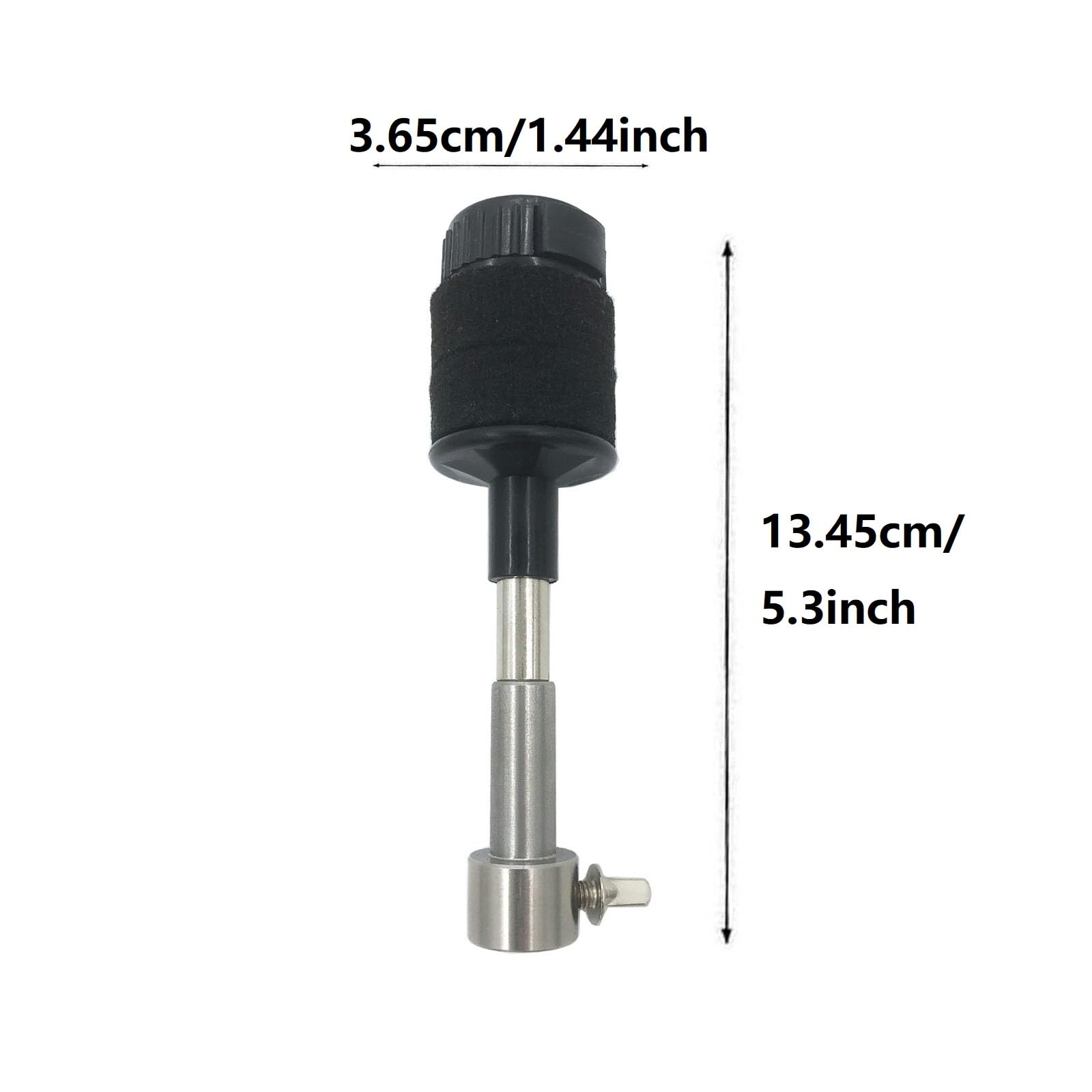 TUOREN Cymbal Stacker 5.3inch Straight-forward Cymbal Stacker Mount 8mm Thread Cymbal Stacker for Adding Small Cymbals