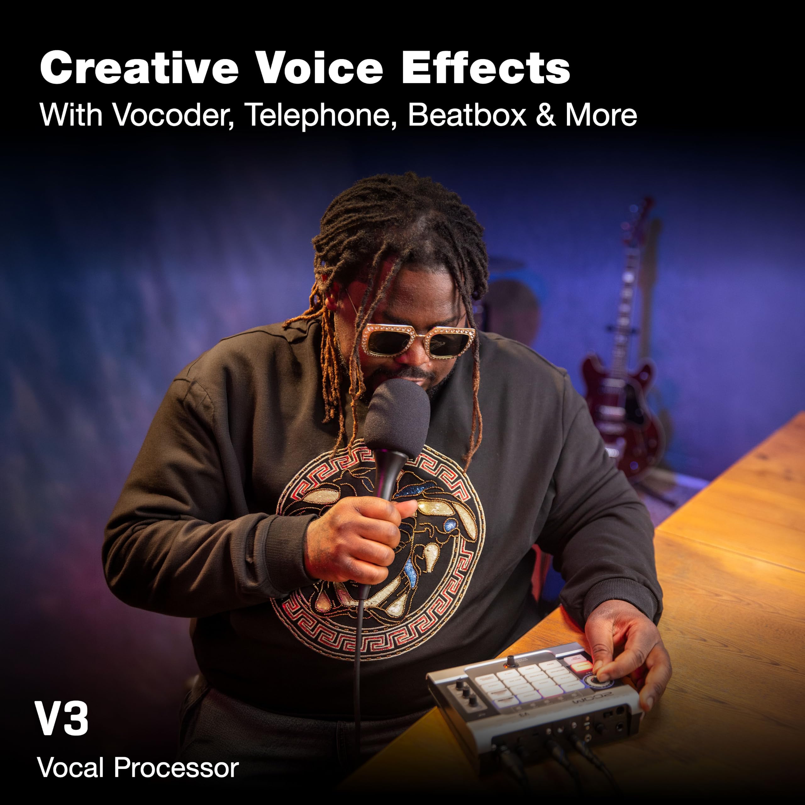 Zoom V3 Vocal Processor for Streaming & Live Performance