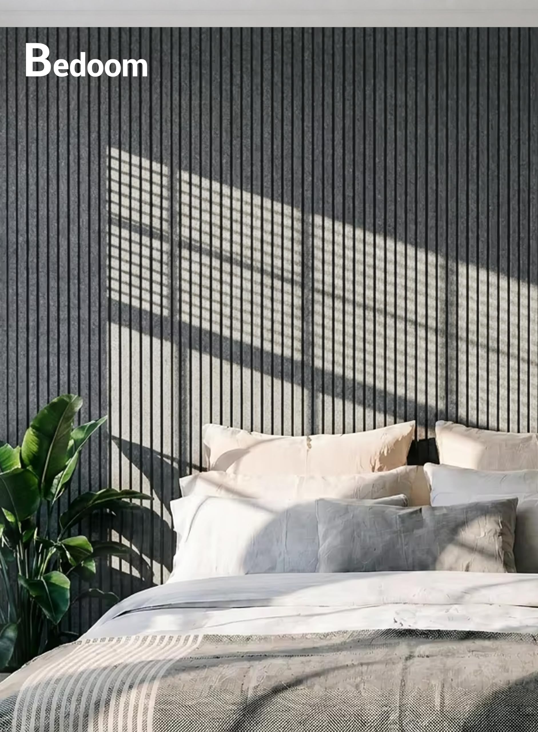 Waister Soundproof Wall Panels, 12‑Pack, 0.47 Inch Thicker High Density