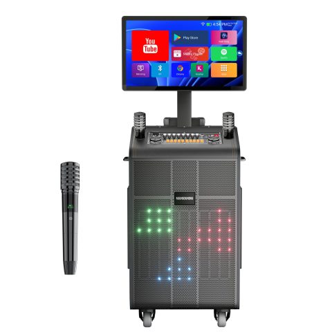 Smart Karaoke Machine with 23.8 Inch Touch Screen 2000W Peak Power