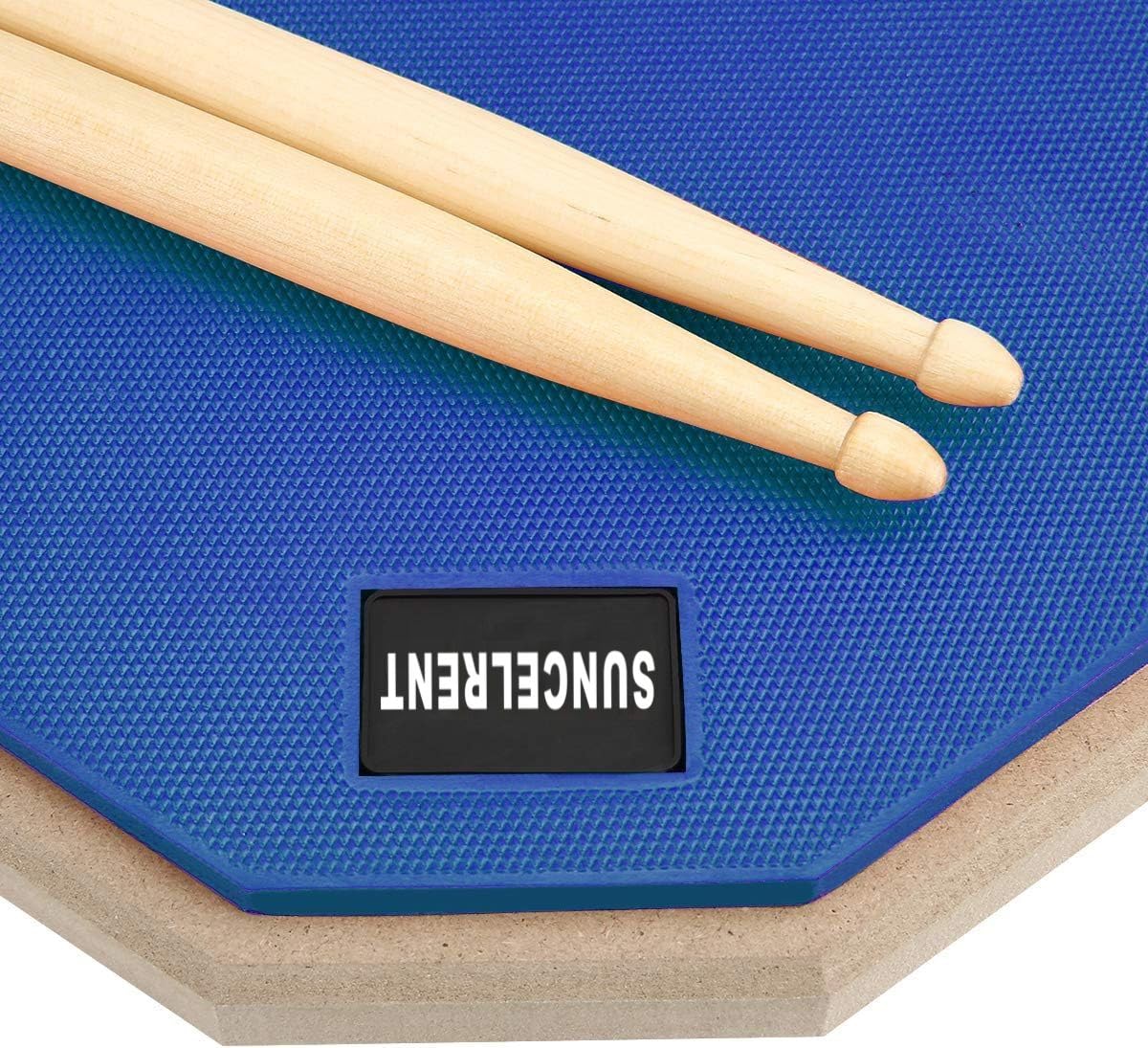 SUNCELRENT Silent Drum Pad, 12 Inch Blue