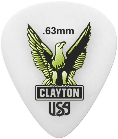 Clayton Picks Acetal S63/12 Guitar Picks
