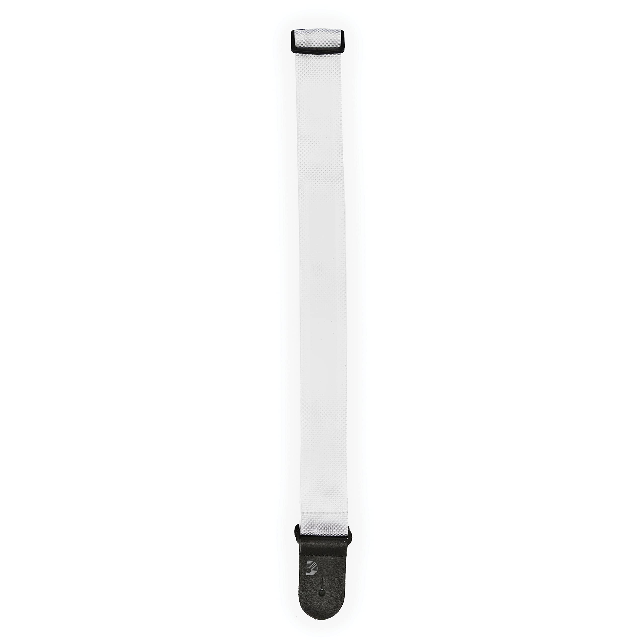 D’Addario Polypropylene Guitar Strap, Adjustable, White