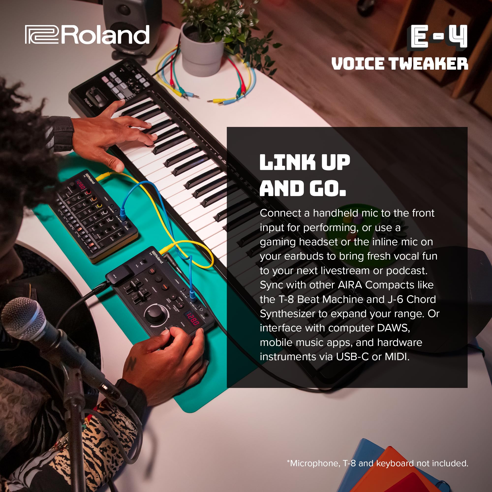 Roland E-4 AIRA Compact Voice Tweaker Vocal Performance Tool