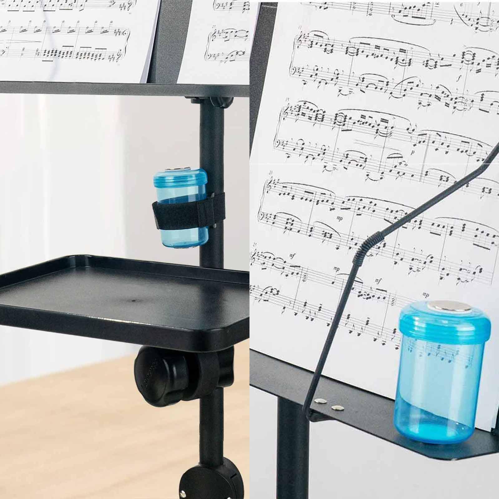Bassoon Reed & Oboe Reed Soaker Cup with Hook & Loop Bracket – Reed Wetting/Water/Humidifier Cup for Oboe and Bassoon | Essential Oboe and Bassoon Accessories