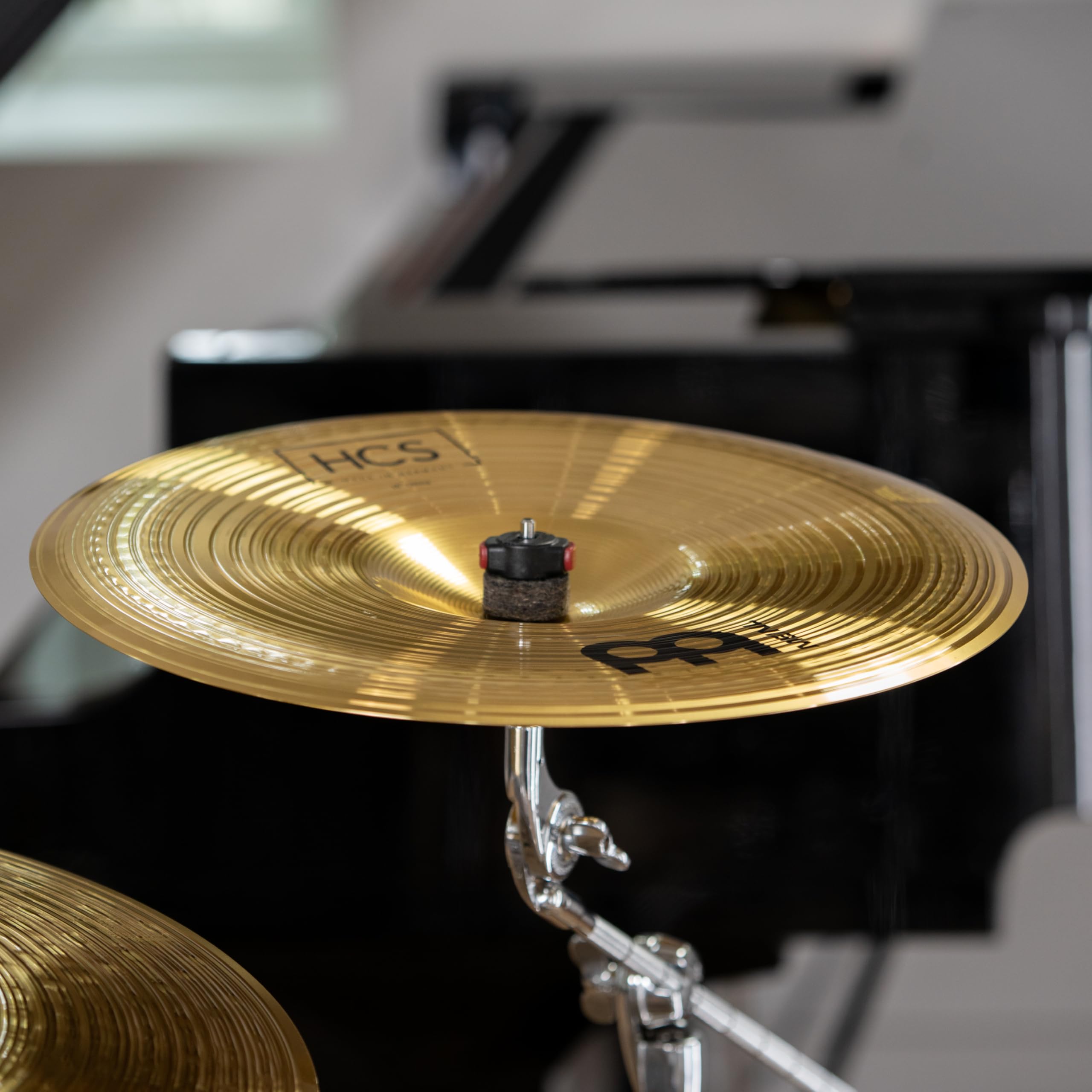 Meinl Cymbals Super Set Box Pack with 14” Hihats, 20” Ride, 16” Crash, 18” Crash, 16” China, and a 10” Splash – HCS Traditional Finish Brass – Made In Germany, 2-YEAR WARRANTY (HCS-SCS)