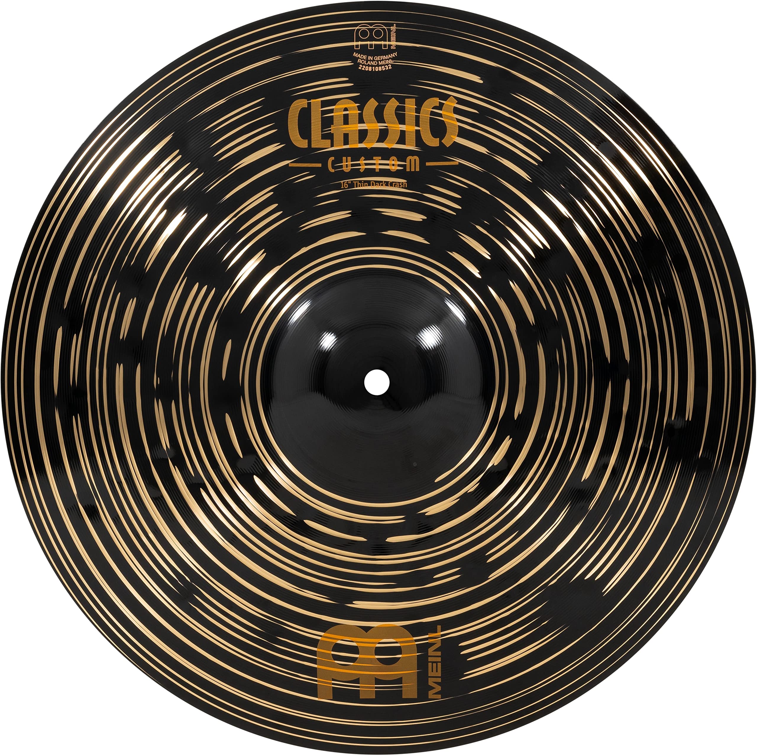 Meinl Cymbals Classics Custom Dark 16″ Thin Crash — MADE IN GERMANY